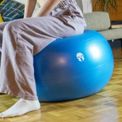 Gymnastics/Fitness Ball In Pvc 75Cm+Inflation Pump -FitGear Store gladiatorfit gymnastics fitness ball in pvc 75cm inflation pump 5