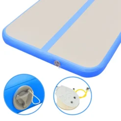VIDAXL Pvc Inflatable Gymnastics Mat With Pump 600X100X10Cm -FitGear Store vidaxl pvc inflatable gymnastics mat with pump 600x100x10cm 6