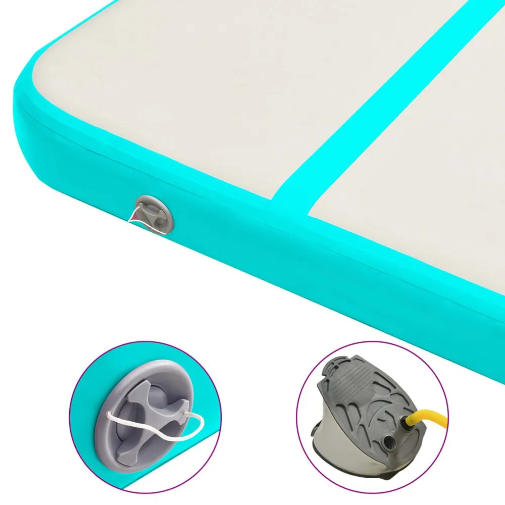 VIDAXL Pvc Inflatable Gymnastics Mat With Pump 800X100X15Cm 9 VIDAXL Pvc Inflatable Gymnastics Mat With Pump 800X100X15Cm - Image 7